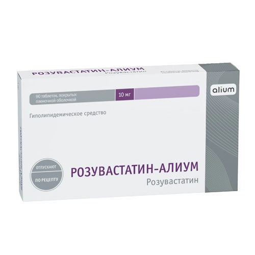 Купить Розувастатин-Алиум таб ппо 10мг №90